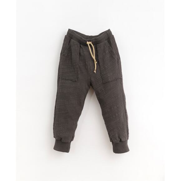 Play Up Jersey stitch trousers with wide hems | Organic Care Size 4Y - Picture 2 of 6